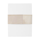 Pastel Pink Wedding Einladungsbanderole (Rückseitenbeispiel)