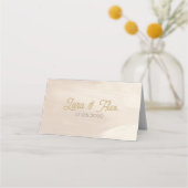 Pastel Pink Wedding Platzkarte (Rückseite)