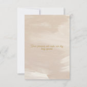 Pastel Pink Wedding RSPV Card RSVP Karte (Rückseite)