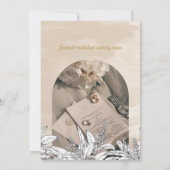 Pastel Pink Wedding Save the Date Card Einladung (Rückseite)