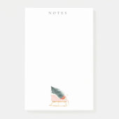 Pastel Pink Weihnachtsfest Post-it Klebezettel (Vorderseite)