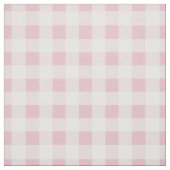 Pastel Pink & White Plaid Gingham Stoff (Muster)