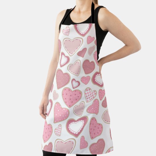 PASTEL PINK & WHITE VALENTINSTAG HERZEN SCHÜRZE (InSitu)