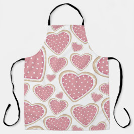 PASTEL PINK & WHITE VALENTINSTAG HERZEN SCHÜRZE