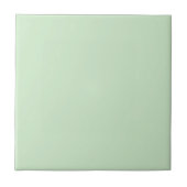 Pastel Pistachio Solid Color | Classic | elegant Fliese (Vorderseite)