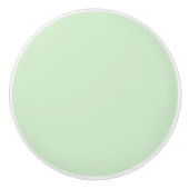 Pastel Pistachio Solid Color | Classic | elegant Keramikknauf (Vorderseite)