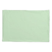Pastel Pistachio Solid Color | Classic | elegant Kissenbezug (Rückseite)
