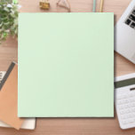 Pastel Pistachio Solid Color | Classic | elegant Notizblock<br><div class="desc">Pastel Pistachio Solid Color | Classic | elegant | Trendy | Stilvoll | Geschenk</div>
