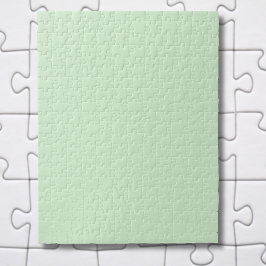 Pastel Pistachio Solid Color | Classic | elegant Puzzle