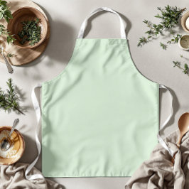 Pastel Pistachio Solid Color | Classic | elegant Schürze