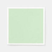 Pastel Pistachio Solid Color | Classic | elegant Serviette (Vorderseite)