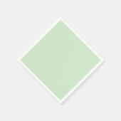 Pastel Pistachio Solid Color | Classic | elegant Serviette (Ecke)