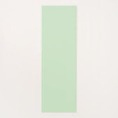 Pastel Pistachio Solid Color | Classic | elegant Yogamatte (Rückseite)