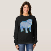 Pastel Pitbull Blue Sweatshirt (Vorne ganz)
