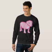 Pastel Pitbull Pink Sweatshirt (Vorne ganz)