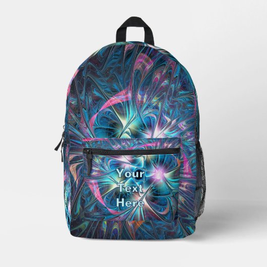 Pastel Plastic Bedruckter Rucksack (Vorderseite)