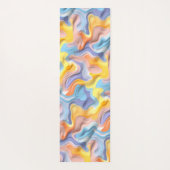 Pastel Plastic Fluid Abstract Yogamatte (Rückseite)