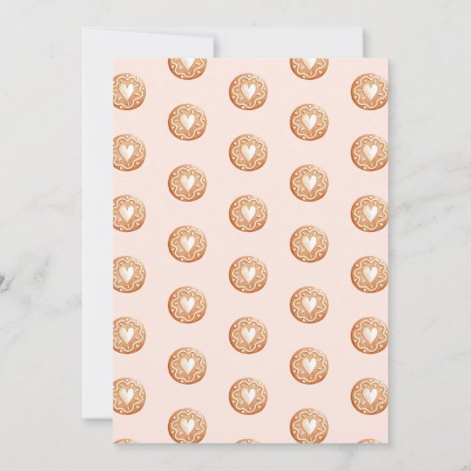 Pastel Playful Christmas Cookie Exchange Party Einladung (Rückseite)