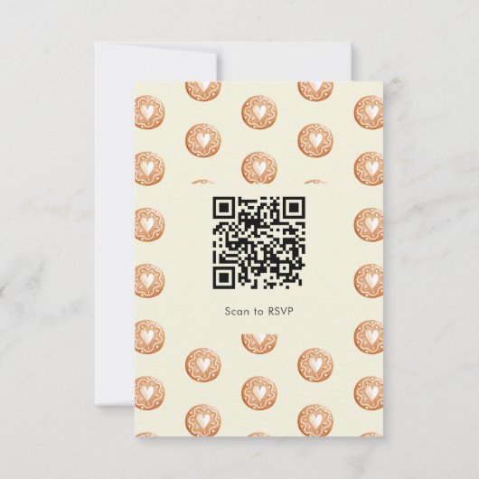 Pastel Playful Christmas Cookie Exchange Party Save The Date (Rückseite)