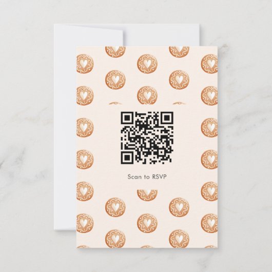 Pastel Playful Christmas Cookie Exchange Party Save The Date (Rückseite)