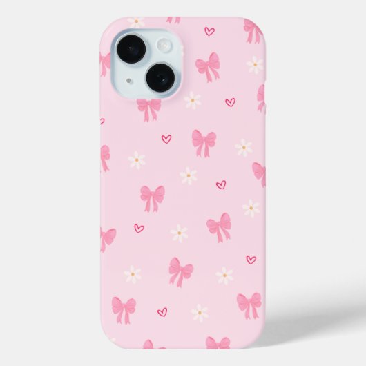 Pastel Playful Ribbon Pattern Case-Mate iPhone Hülle (Rückseite)
