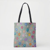 Pastel Poise Floral Totbeutel Tasche (Vorderseite)