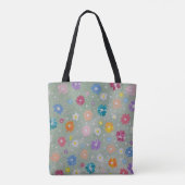 Pastel Poise Floral Totbeutel Tasche (Rückseite)