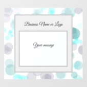 Pastel Poke A Dots Blue Window Cloning Fensteraufkleber (Blatt)