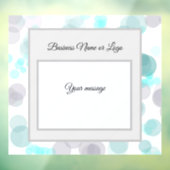 Pastel Poke A Dots Blue Window Cloning Fensteraufkleber (Blatt 3)