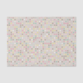 Pastel Polka Dot Babydusche Seidenpapier