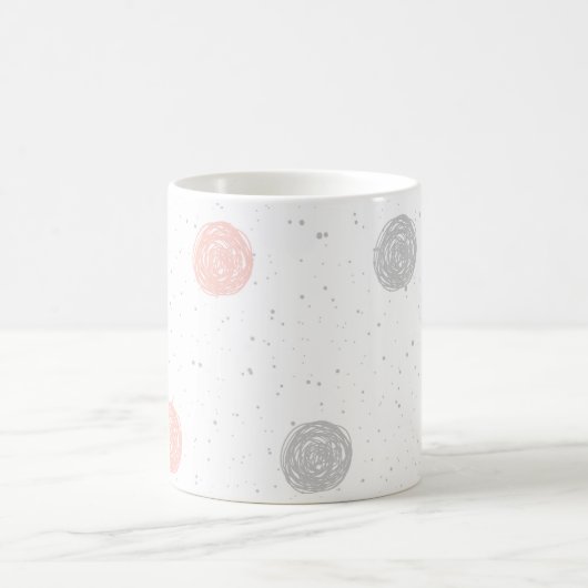 Pastel Polka Dot Kaffeetasse (Mittel)