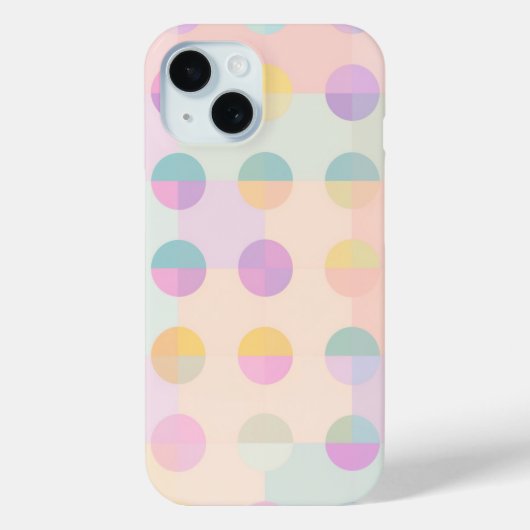 Pastel Polka Dot Phone Case (Rückseite)
