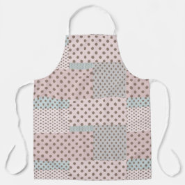 Pastel Polka Dot Schürze