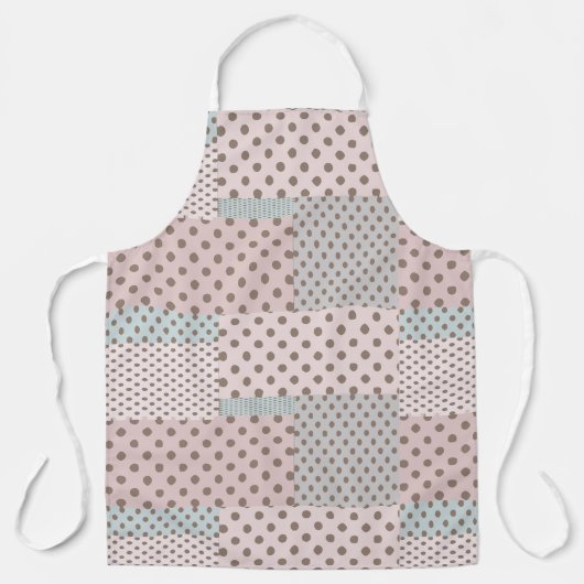 Pastel Polka Dot Schürze (Vorderseite)