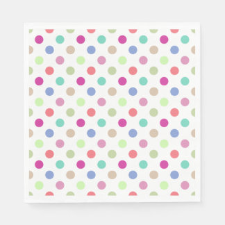 Pastel Polka Dot Serviette