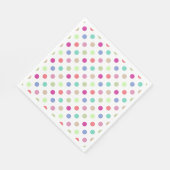 Pastel Polka Dot Serviette (Ecke)