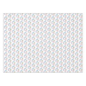 Pastel Polka Dot Tea Pot Teapot Party Dusche Tischdecke (Vorderseite (Horizontal))