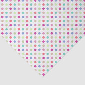 Pastel Polka Dot Tissue Paper Seidenpapier (Ausschnitt)
