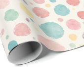 Pastel Polka Dot Wrapping Paper: 30 Zoll x 6 Gebüh Geschenkpapier (Rolleneckpunkt)