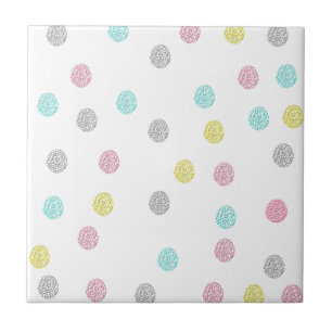 Pastel Polka Dots Fliese