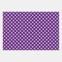 Pastel Polka Dots Geschenkpapier Set