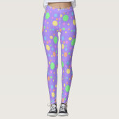 Pastel Polka Dots Leggings (Vorderseite)