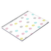 Pastel Polka Dots Notizblock (Linke Seite)