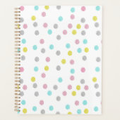 Pastel Polka Dots Planer (Vorderseite)