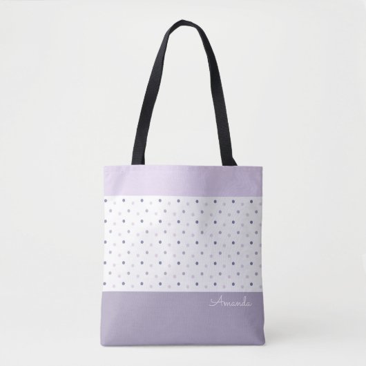 Pastel Polka Dots Tote Bag Tasche (Vorderseite)