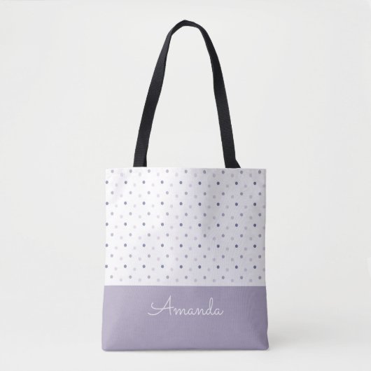 Pastel Polka Dots Tote Bag Tasche (Vorderseite)