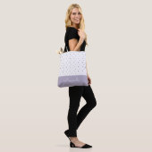 Pastel Polka Dots Tote Bag Tasche (Am Model)