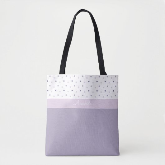 Pastel Polka Dots Tote Bag Tasche (Vorderseite)