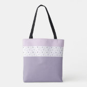 Pastel polka dots Tote Bag Tasche (Rückseite)
