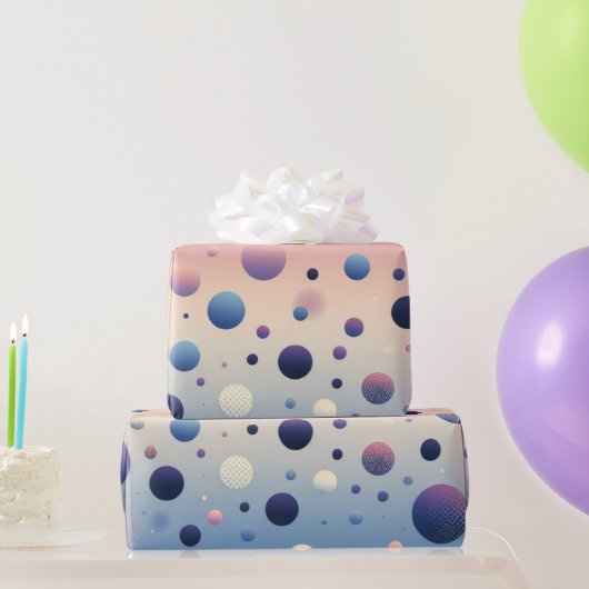 Pastel Polka Dreams Geschenkpapier (Partygeschenke)